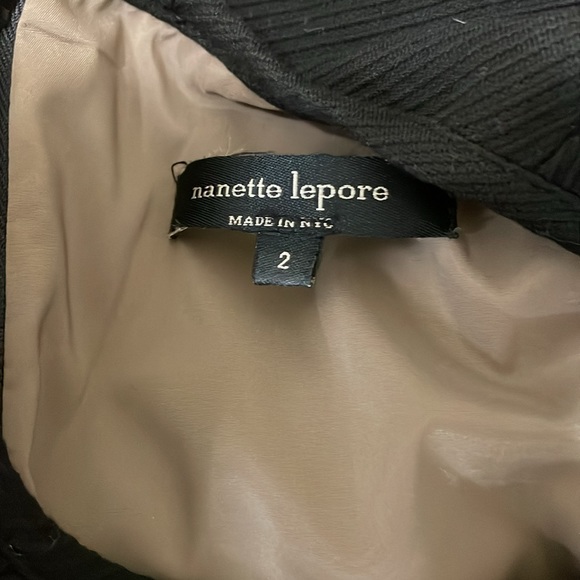 Nanette Lepore LBD Black Dress Size 0 - Picture 5 of 5